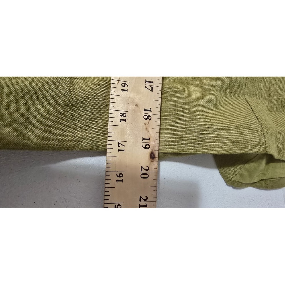 The Drop Women's ESMA Linen BLEND Vest Size XL Olive - Picture 5 of 6